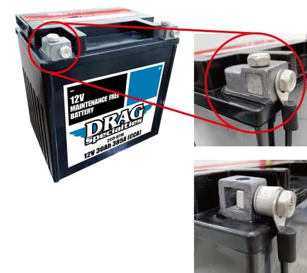 BMW R 100 CS [DRAG SPECIALTIES] – Wartungsfreie Batterie