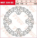 Kawasaki Klx 450 R [2014-2018, 2020-2024] - BRAKE DISC SHARK FIXED - Picture 3