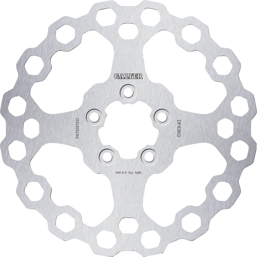 Harley-Davidson XL 1200 T Sportster Superlow [2018-2019, 2018-2020] - Cubiq™ brake disc - surface: chrome - image 1