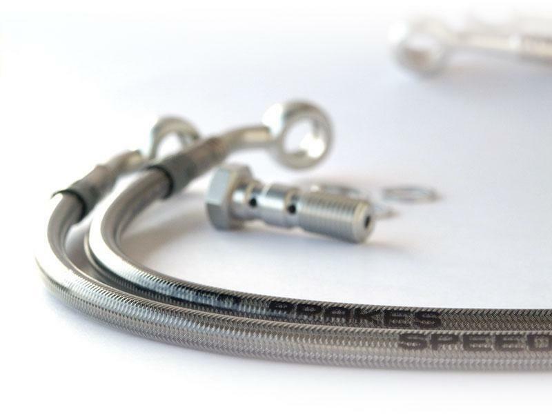 BMW R 1150 GS [Tecnium] - Aviation brake hose stainless steel/silver connection