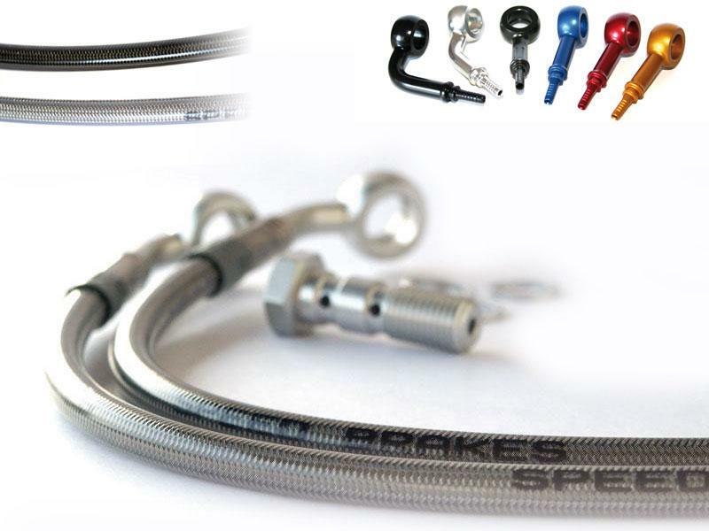 Ducati SL 600 Pantah [Tecnium] - Aviation coupling line stainless steel/titanium connection