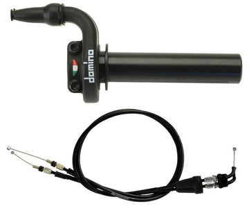 Husaberg Fe 501 [DOMINO] - KRE handlebar grips with cables black