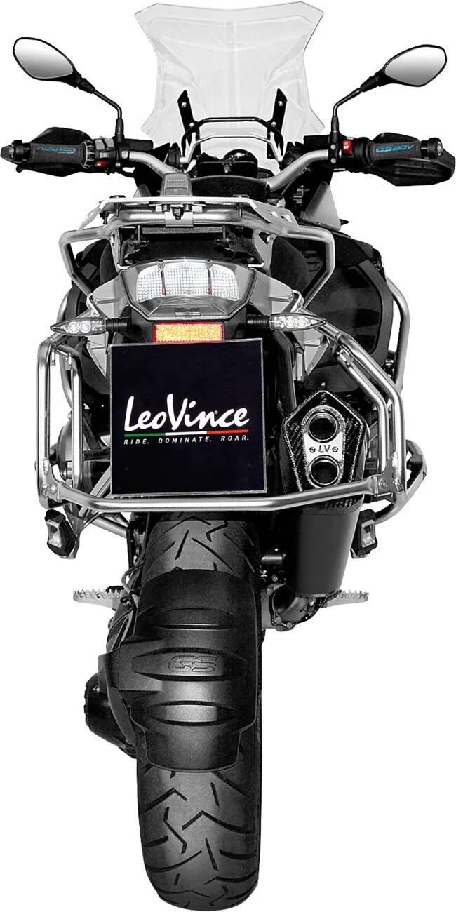 bmw r 1200 gs adventure [LEOVINCE] – LV-12 Black Edition rear silencer