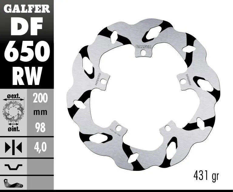 Piaggio FLY 50 4T 2V [2005-2006, 2009, 2018-2019] - Wave® brake disc - picture 2