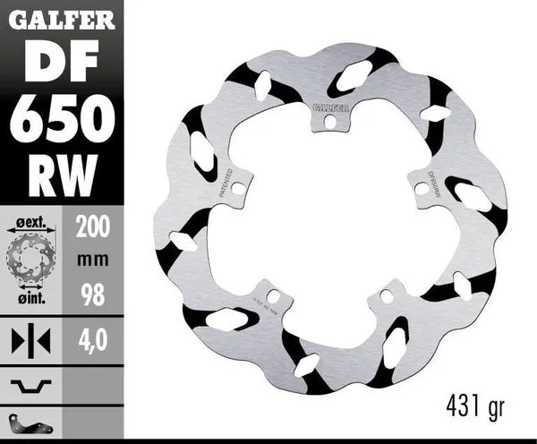 Piaggio FLY 50 4T 2V [2005-2006, 2009, 2018-2019] - Wave® brake disc - picture 4