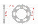 CF Moto 800 NK Sport [2023-2025] - Kettenkit 520 XHR4 - 16/45-122 - Standard Kettenrad Stahl