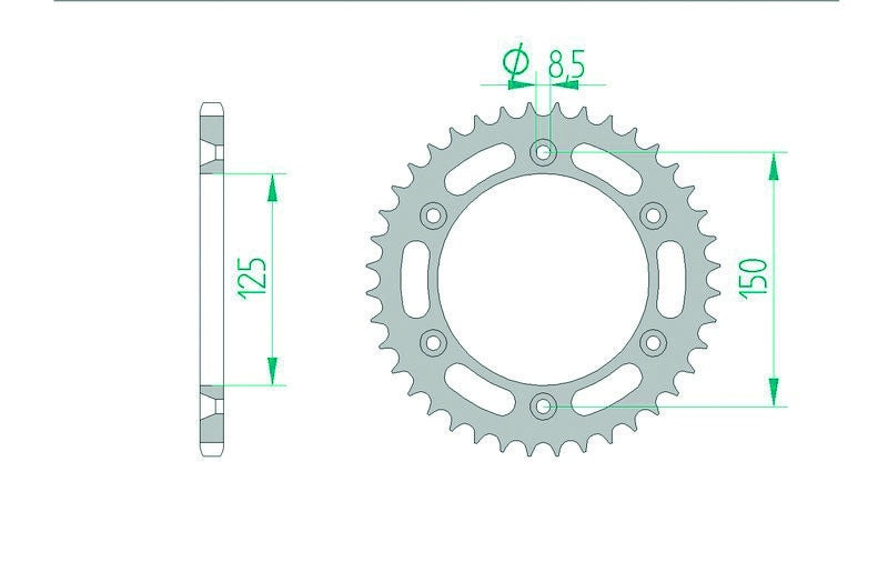 Husqvarna Vitpilen 801 [2025] - Chain kit 520 XHR4 - 16/41-116 - Standard sprocket steel