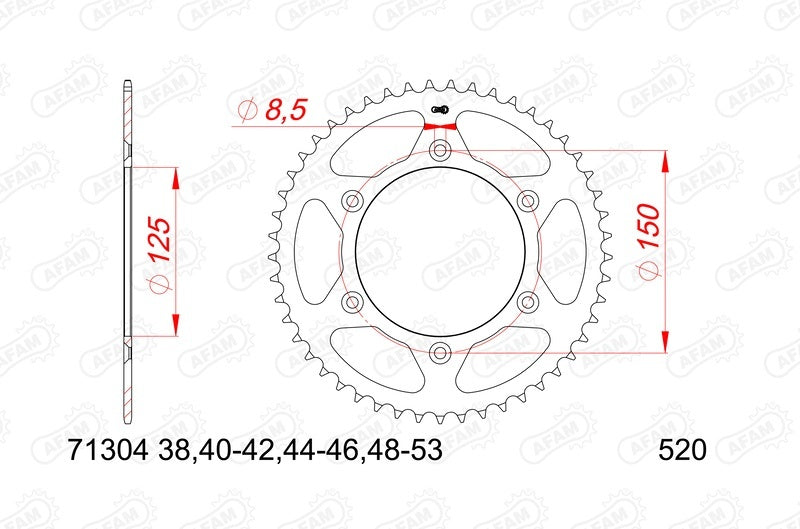 Ktm 890 DUKE [2021-2023] - Chain kit 520 XHR4 - 16/41-116 - Standard sprocket steel