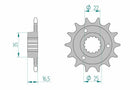 Ducati 1000 SS Supersport [2003-2006] - Chain kit 525 XHR4 - 15/38-96 - Standard sprocket steel