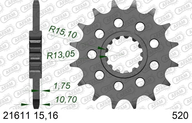 Yamaha Ténéré 700 [2025-2026] - Kettenkit 520 XSR4 - 15/46-122 - Standard Kettenrad Stahl