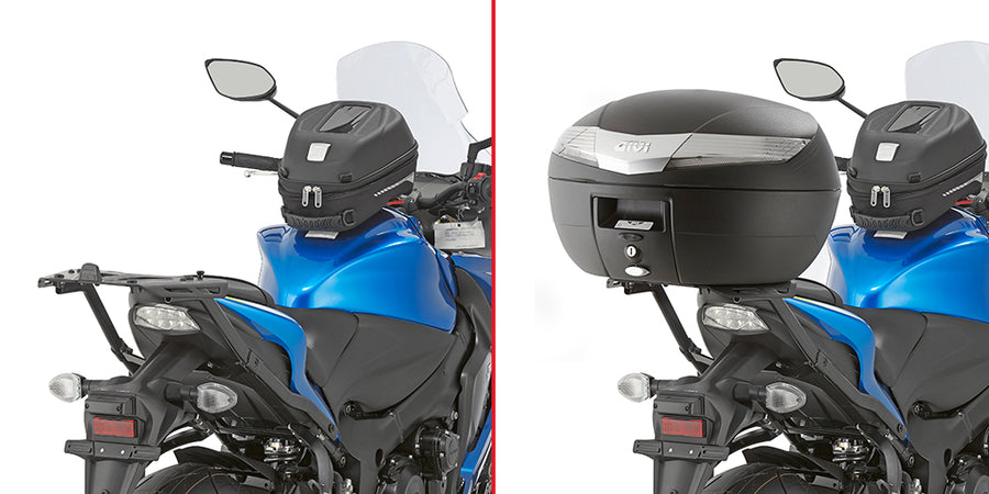 Suzuki GSX S 1000 F / GSX S 1000 [GIVI] - Topcase Träger für MONOKEY® oder MONOLOCK® Koffer zu montieren mit der