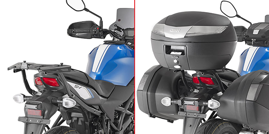 Suzuki SV 650 [GIVI] - Topcase Träger für MONOKEY® oder MONOLOCK® Koffer zu montieren mit der MONOKEY® Platte M5