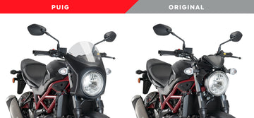 SUZUKI SV 650 [2025] – Retro Fairing Screen – Black