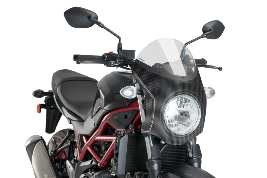 SUZUKI SV 650 [2025] – Retro Fairing Screen – Black