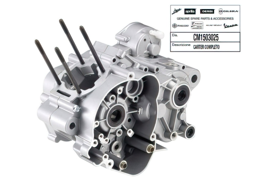 Aprilia SX SM 50 2T D50B0 [2007–] - Engine housing with gaskets