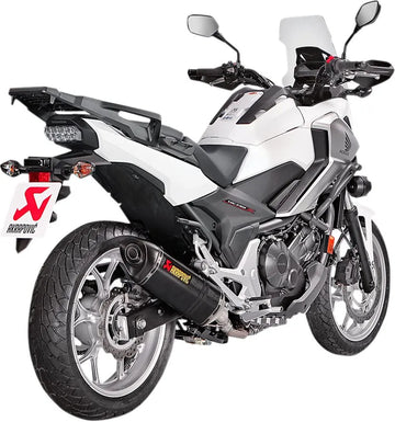 Honda NC 750 x [Akrapovic] - carbon fiber final silver dampers