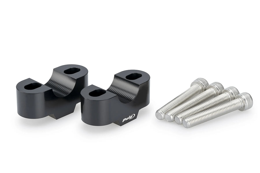 HONDA NC 750 X DCT [2024] - Handlebar risers | Black | PUIG 3671N
