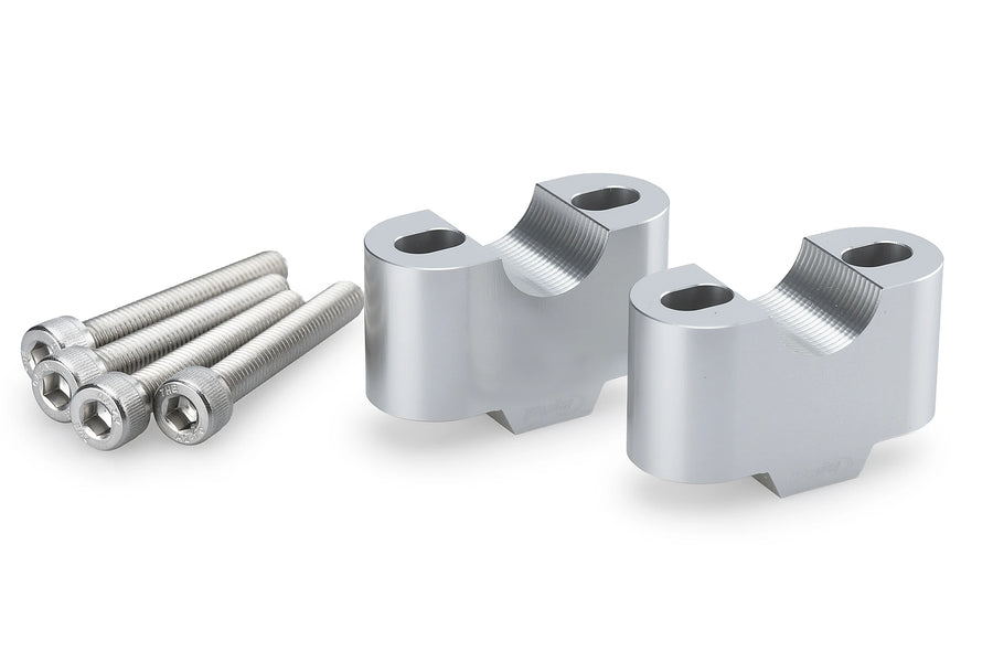 HONDA NC 750 X DCT [2024] - Handlebar risers | Silver | PUIG 3672P