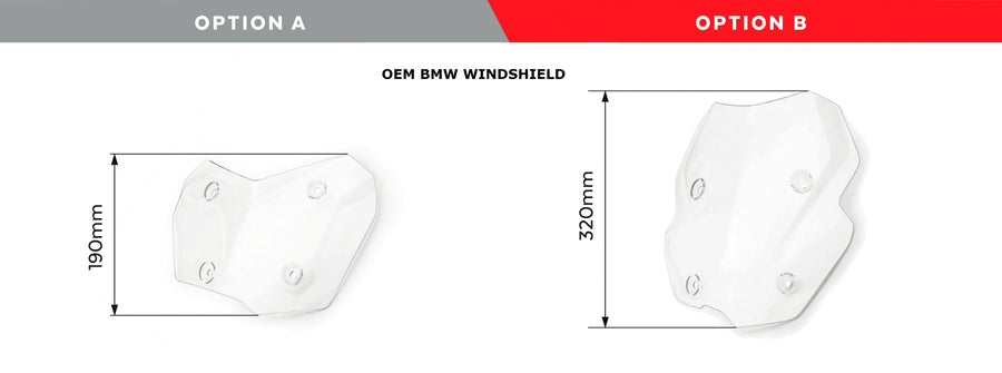 BMW F 750 GS [2024] – touring screen – transparent