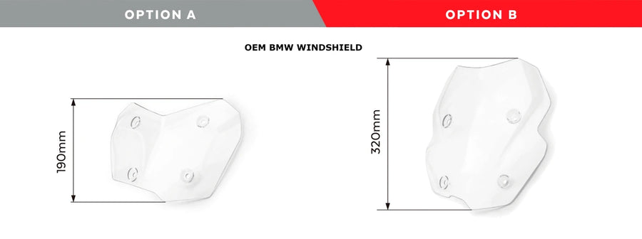 BMW F 750 GS [2024] – touring screen – transparent