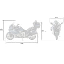 Motorrad-Topcase-Abdeckplane "Alfa"