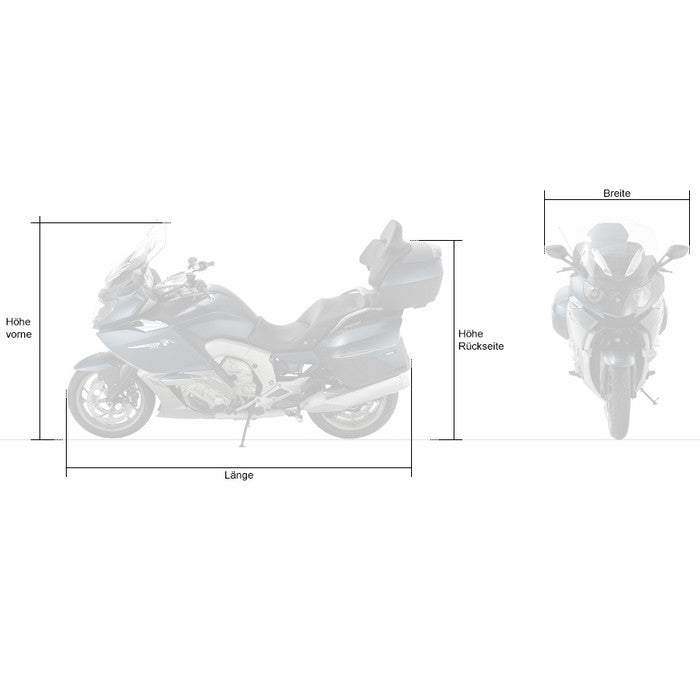 Motorrad-Topcase-Abdeckplane "Alfa"