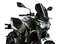 KAWASAKI Z 650 [2025] - New Generation Touring Windshield | Black | PUIG 3865N
