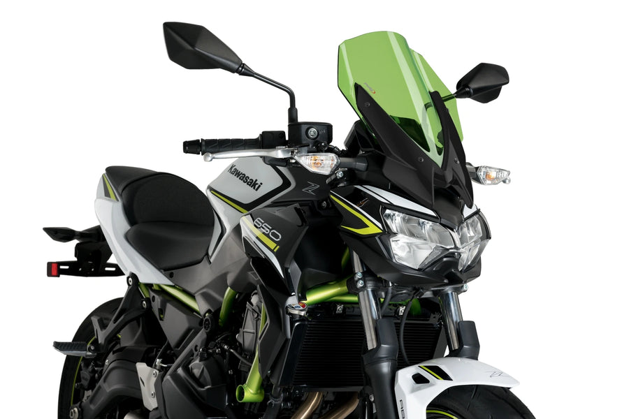 KAWASAKI Z 650 [2025] - New Generation Touring Windshield | Green | PUIG 3865V