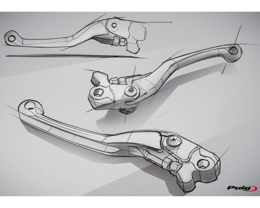 YAMAHA YZ 450 FX [2025] – Off-road levers – black