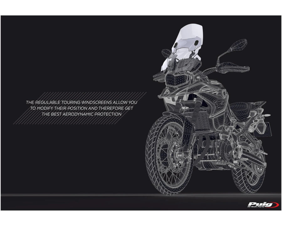 BMW F 800 GS [2025] – Adjustable windshield – Tinted