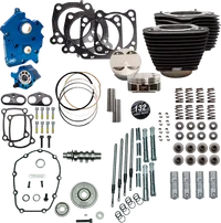 Harley-Davidson FLHCS 1923 Softail Heritage Classic Solo 117 [2026] - 132" Power Package Motorleistungs-Kit – Oberfläche: Black Granite – Bild 12