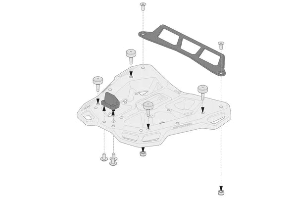 ADVENTURE-RACK Adapterkit für Givi/Kappa Monolock