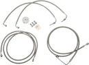 harley davidson fltruse [LA CHOPPERS] - Stainless Steel Brake Line Kit-2
