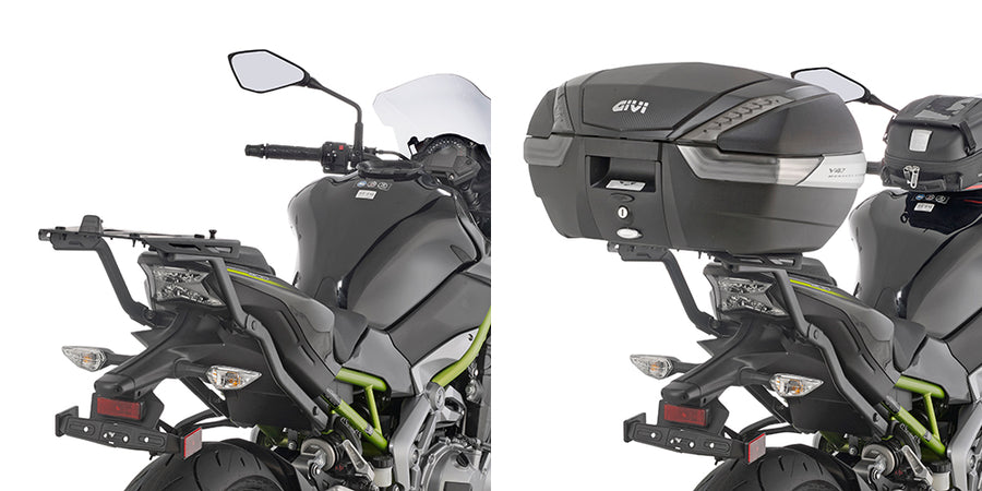 Kawasaki Z 900 [GIVI] - Topcase Träger für MONOKEY® oder MONOLOCK® Koffer zu montieren mit der MONOKEY® Platte M5