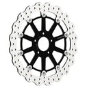 Harley-Davidson XL 883 C Sportster Custom [2010] - Floating Wave Brake Disc - Surface: Red, Silver, Stainless Steel - Image 9