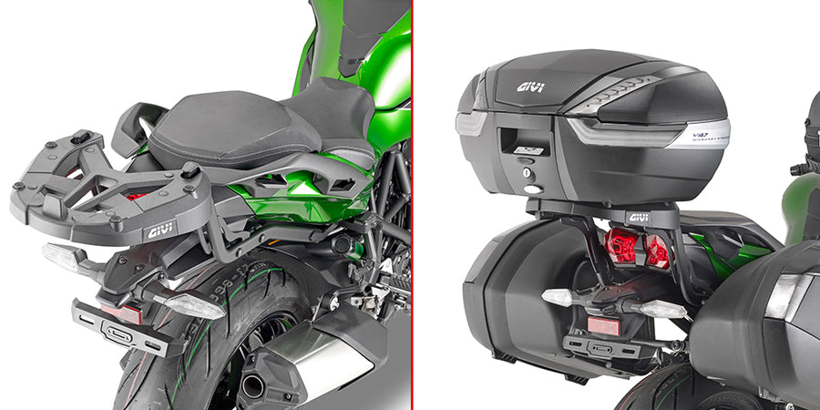 Kawasaki Ninja H2 SX [GIVI] - Topcase Träger für MONOKEY® oder MONOLOCK® Koffer nicht kompatibel mit Versionen