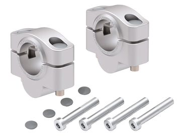 Yamaha Tracer 9 GT [2021-2024] - Lenkererhöhung 20 mm / Ø 28,6 mm / silber