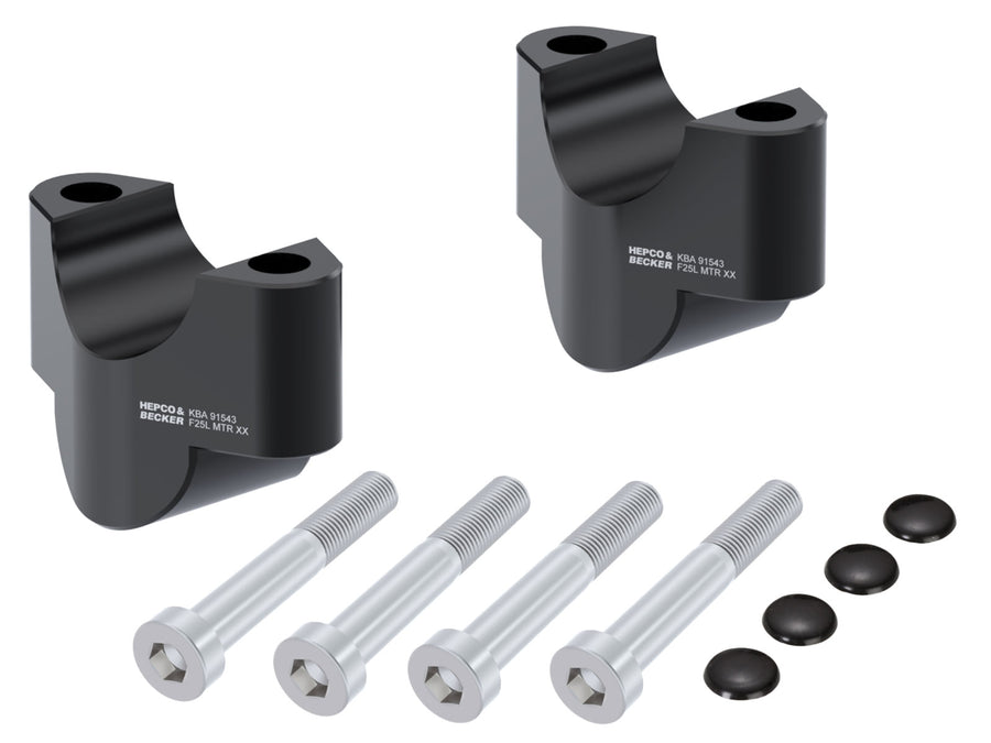KTM 1290 Super Duke R [2020-2023] - Lenkererhöhung 25 mm / Ø 28,6 mm / schwarz
