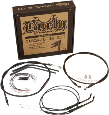 Harley Davidson FX [BURLY BRAND] – Jail Bar Cable Set - 0