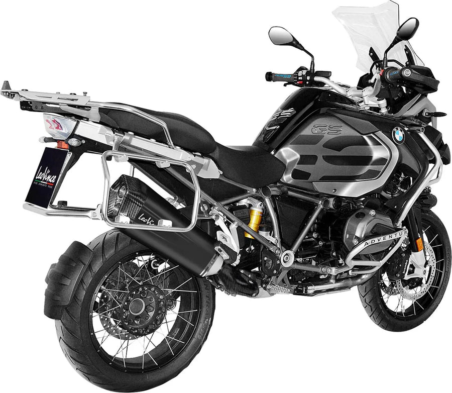 bmw r 1200 gs adventure [LEOVINCE] – LV-12 Black Edition rear silencer