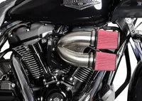 Harley-Davidson FXBB 1923 Softail Street Bob 117 [2025] - Tuned Induction Luftfilterkit – Oberfläche: Silber – Bild 12