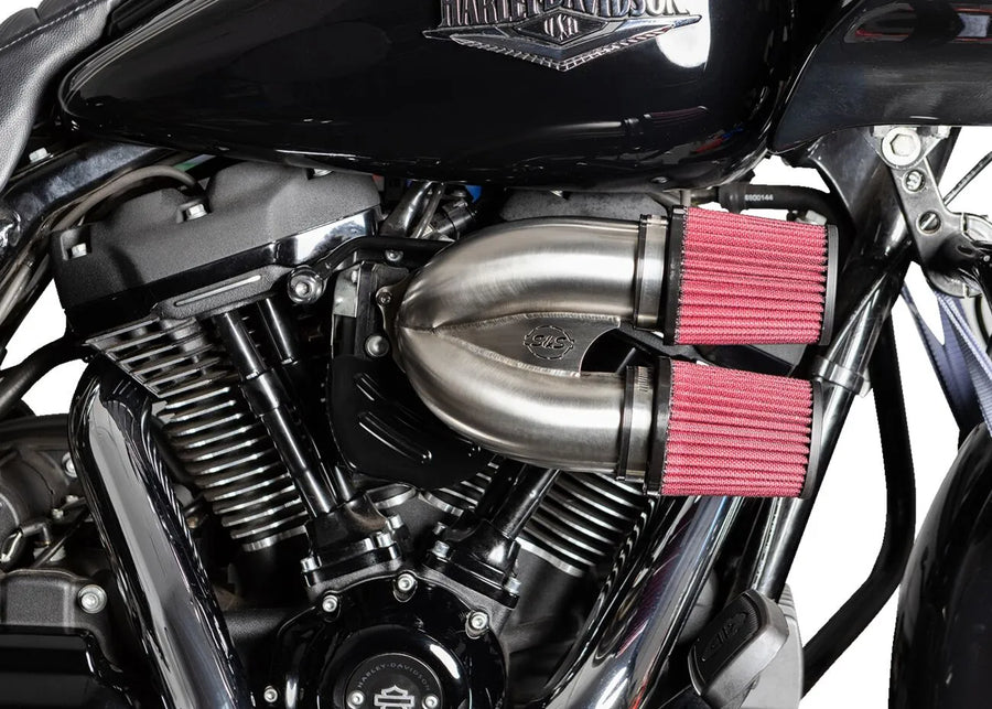 Harley-Davidson FXBB 1923 Softail Street Bob 117 [2025] - Tuned Induction Luftfilterkit – Oberfläche: Silber – Bild 2