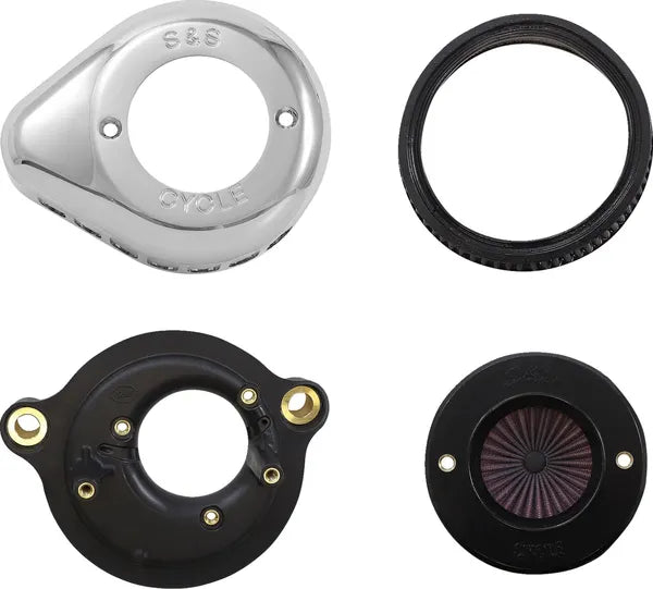 Harley-Davidson FLRT 1868 Freewheeler 114 [2022-2023] - Air Stinger Stealth Luftfiltersatz – Oberfläche: Verchromt – Bild 8
