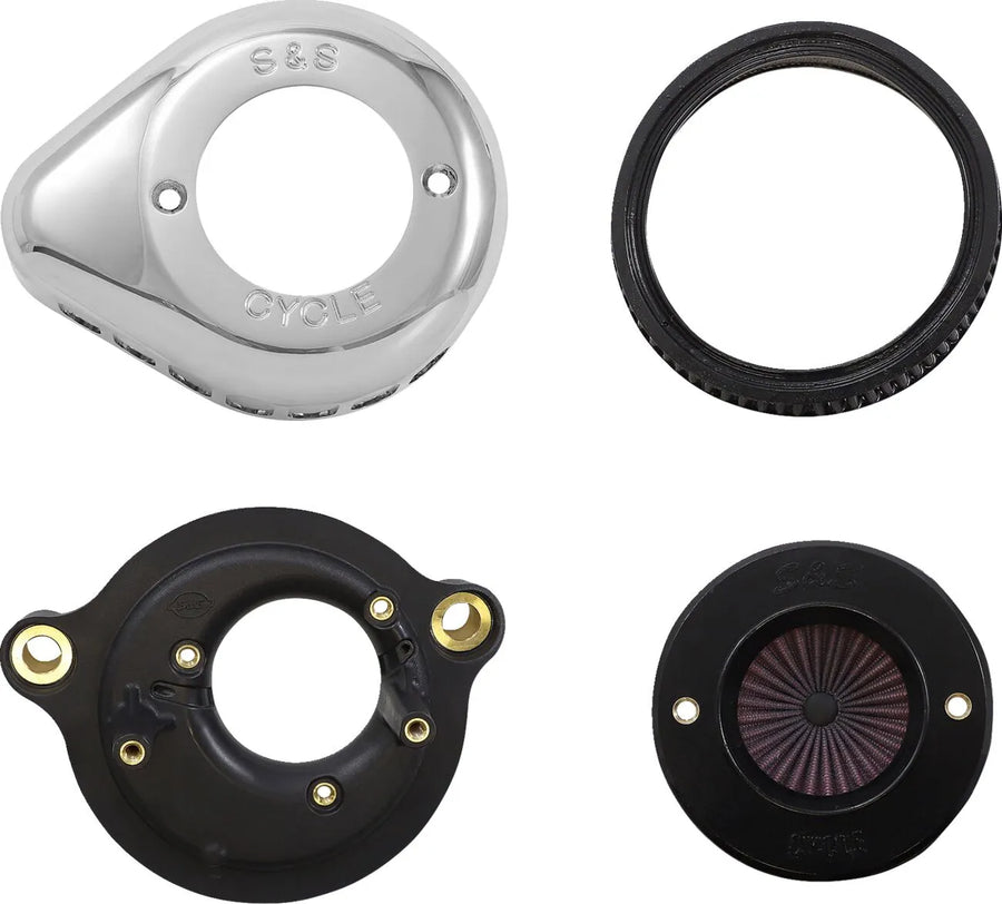 Harley-Davidson FLRT 1868 Freewheeler 114 [2022-2023] - Air Stinger Stealth Luftfiltersatz – Oberfläche: Verchromt – Bild 3