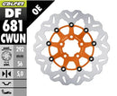 Harley-Davidson XL 883 C Sportster Custom [2010] - Floating Wave Brake Disc - Surface: Orange, Silver, Stainless Steel - Image 1