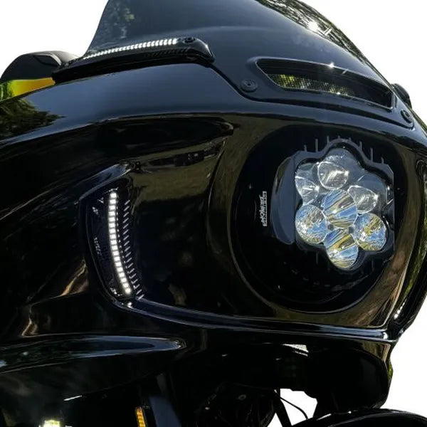 Harley-davidson LOW Rider [CUSTOM DYNAMICS] – Shark Demon 2 Performance LED headlight