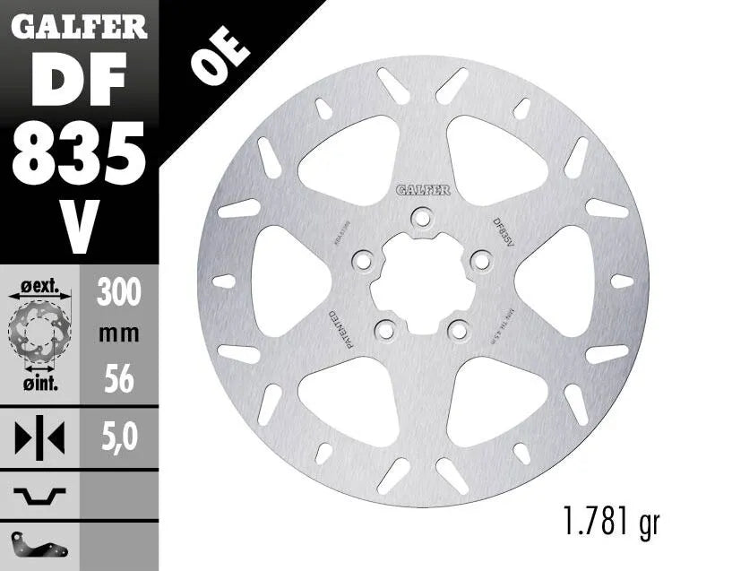 Harley-Davidson XL 883 R Roadster [2015] - brake disc fixed round – picture 2