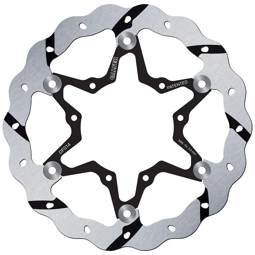 Honda CRF 250 R [2022-2024] - floating wave brake disc, grooved – picture 1