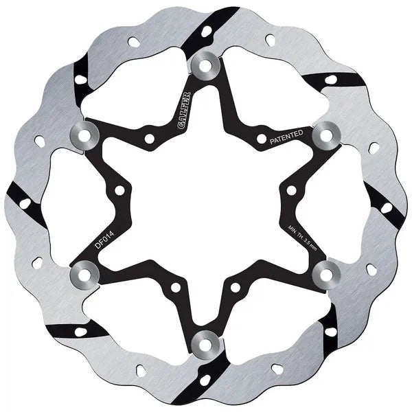 Honda CRF 250 R [2022-2024] - floating wave brake disc, grooved – picture 2