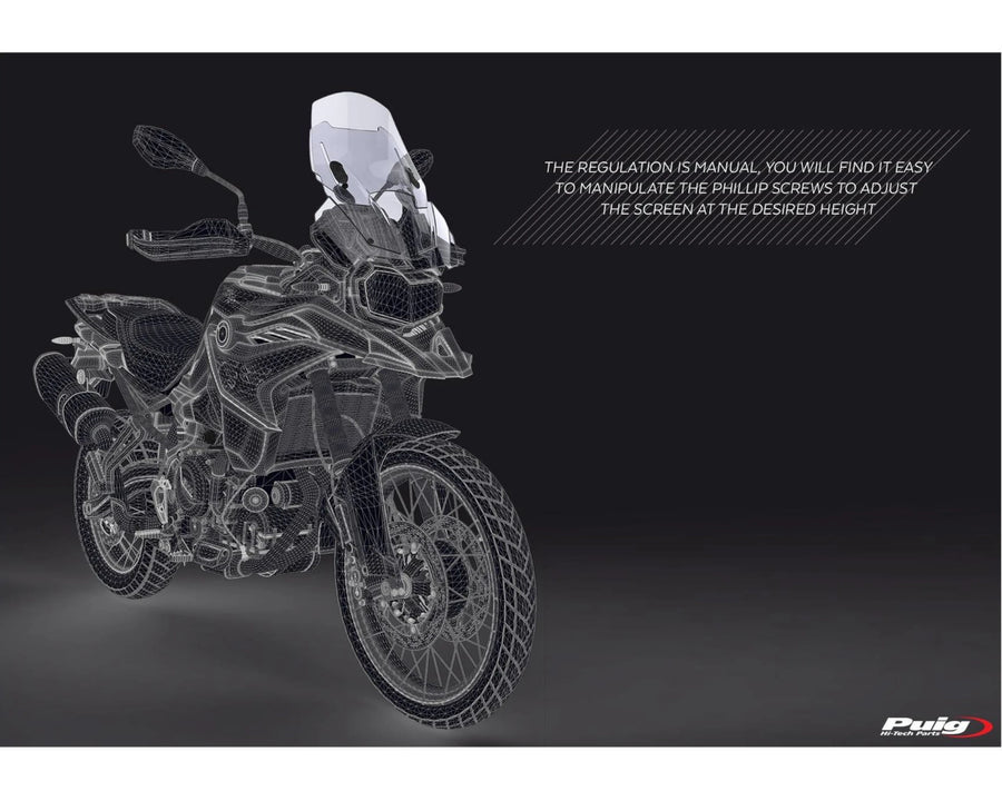 BMW F 800 GS [2025] – Adjustable screen – Transparent